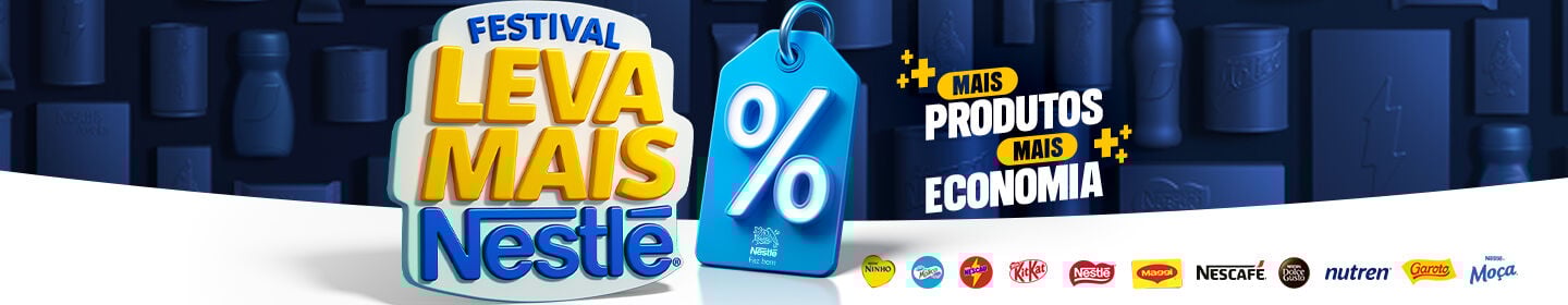 Festival Nestlé + Frete Grátis apartir de R$59,90 - 25 a 31.08