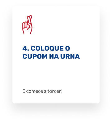 Coloque o cupom na urna