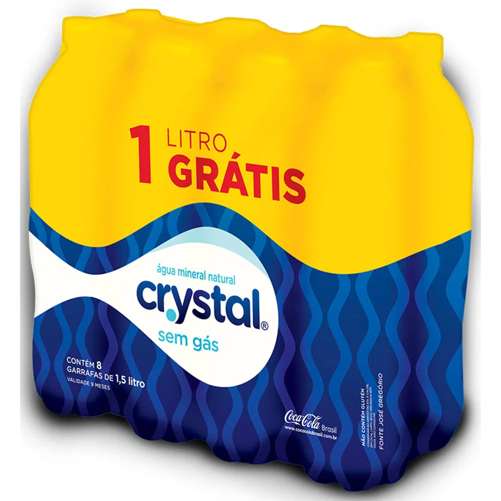 Agua Cristal Pet 1L