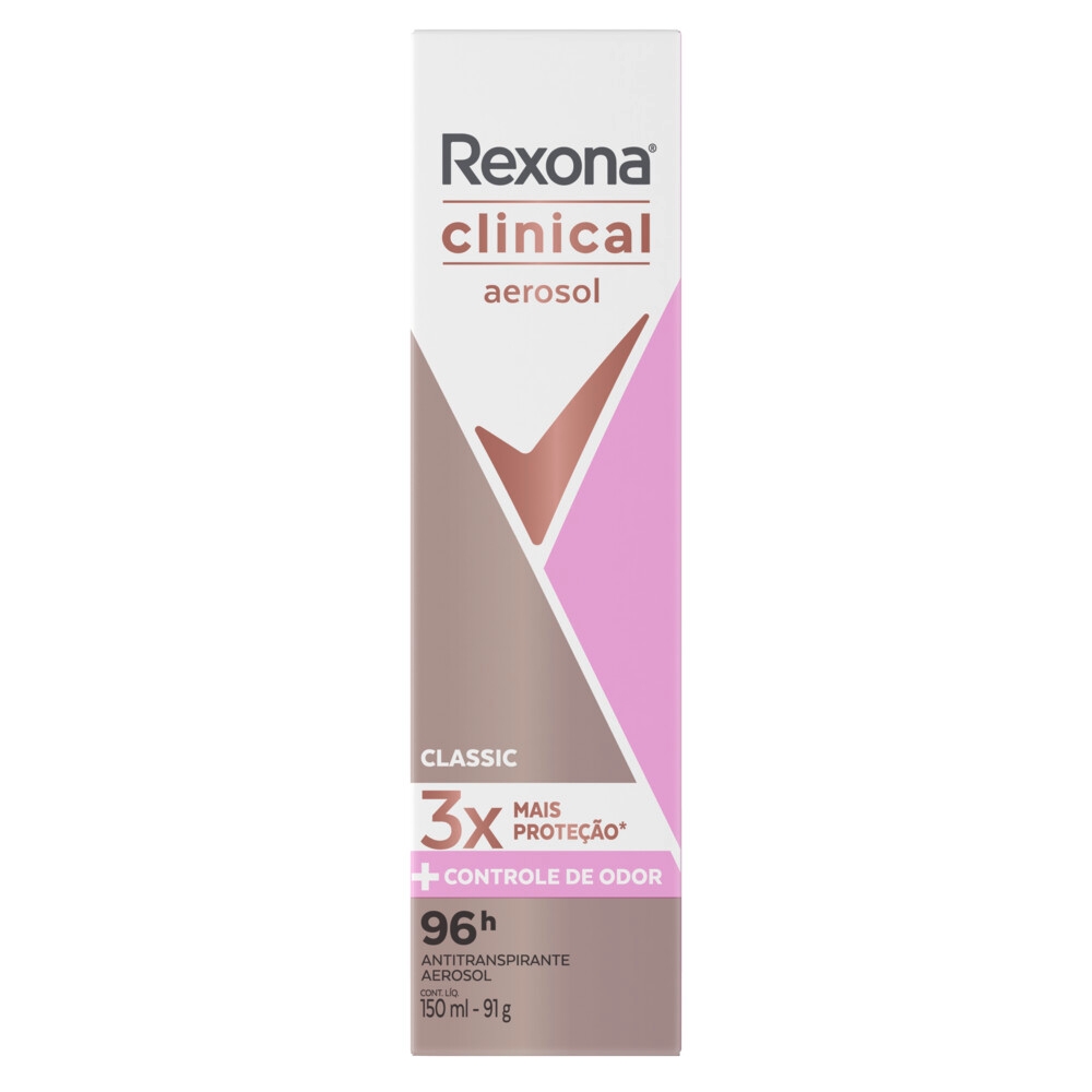 Desodorante Aerossol Rexona Clinical Classic 150ml - REXONA