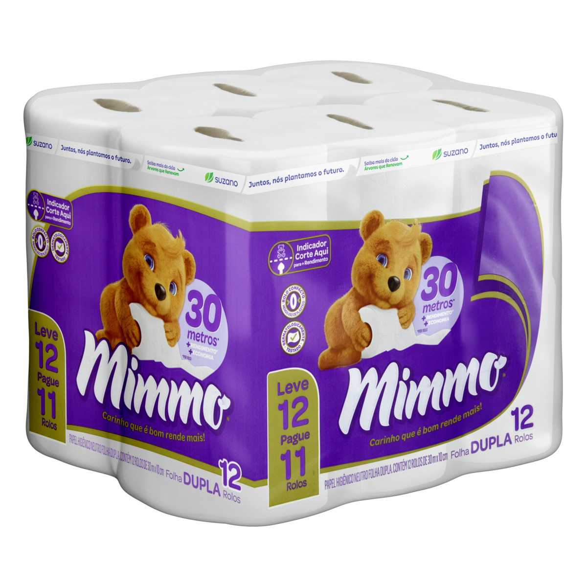 PAPEL HIG.FD MIMMO COMP NEUT 30M C/ 12
